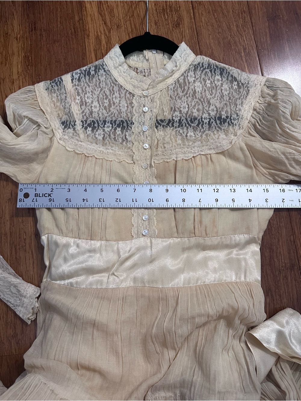 Vintage Gunne Sax Dress Lace Small - Picture 7 of 7
